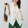 Silk Shirt in Light Yellow
