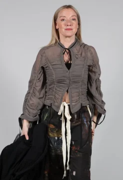 Silk Shirt in Mud
