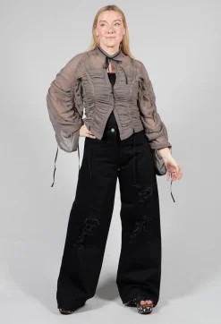 Silk Shirt in Mud