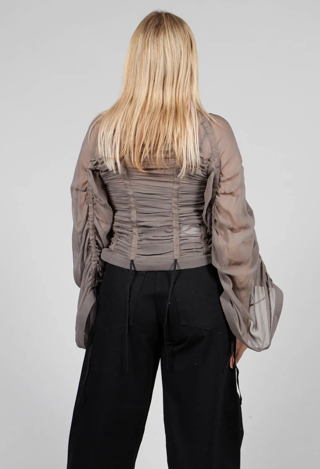 Silk Shirt in Mud