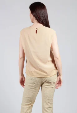 Silk Vest Top in Juta