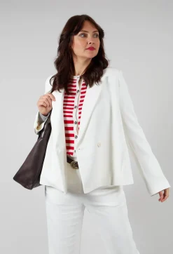 Single Breasted Blazer in Latte