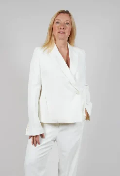 Single Breasted Blazer in Latte