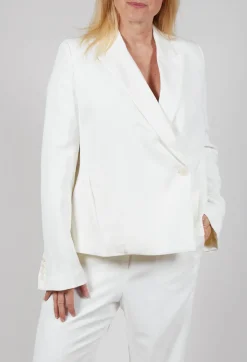 Single Breasted Blazer in Latte