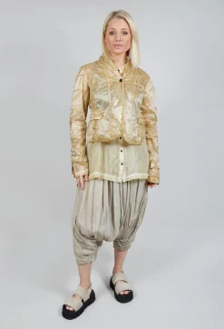 Single Fasten Jacket in Wax Cloud