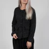 Sini J Jacket in Nero
