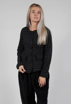 Sini J Jacket in Nero