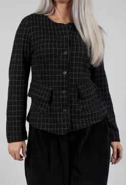 Sini J Jacket in Nero