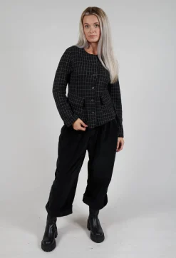 Sini J Jacket in Nero