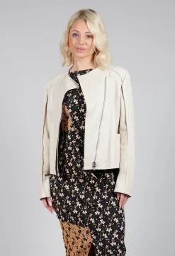 Sinister Pelle Jacket in Sabbia