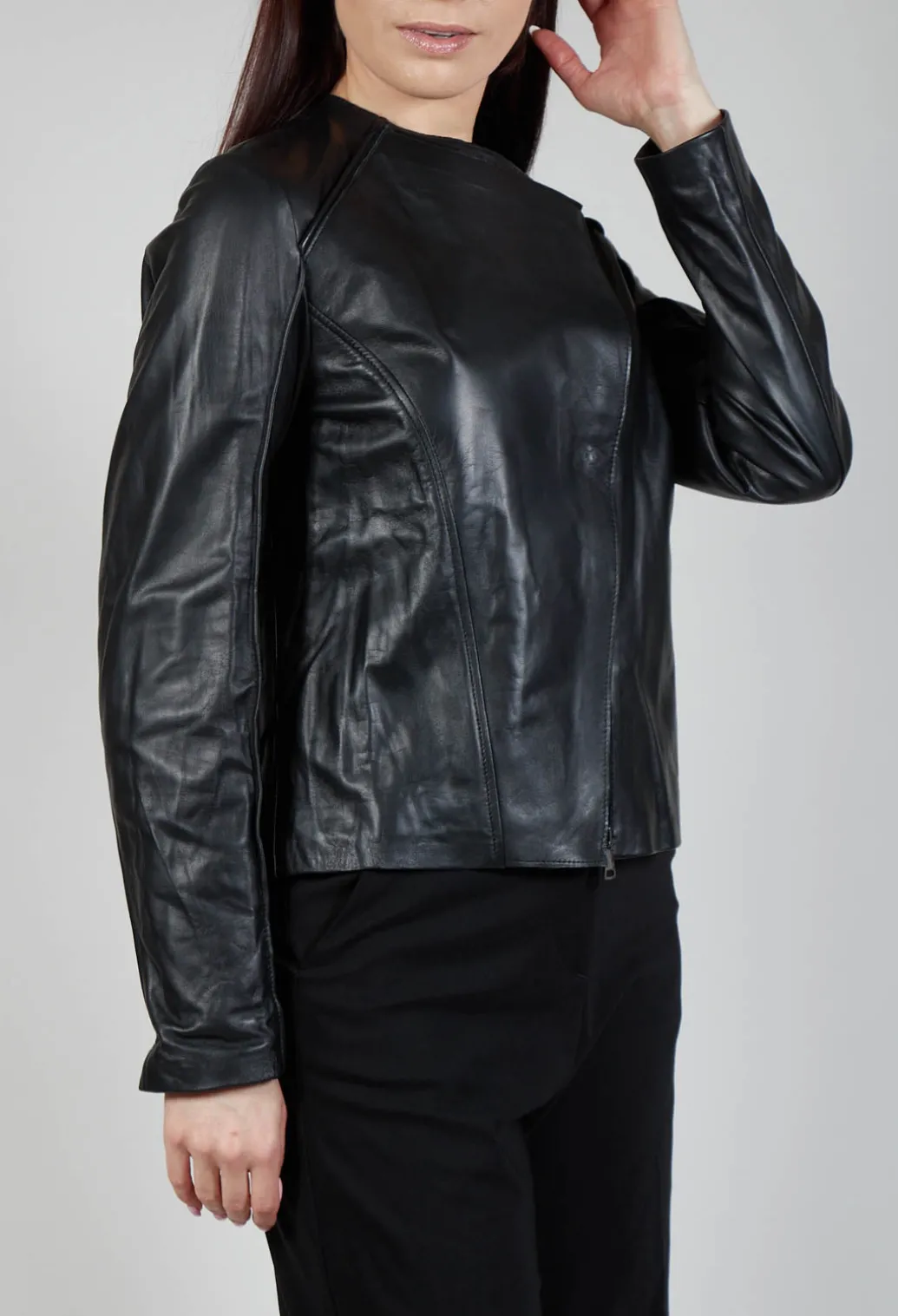 Sinister Pelle Jacket in Black