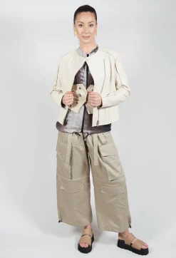 Sinister Pelle Jacket in Sabbia