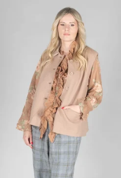 Sissela Top in Taupe