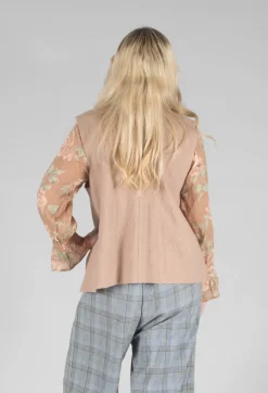 Sissela Top in Taupe