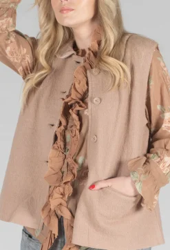 Sissela Top in Taupe