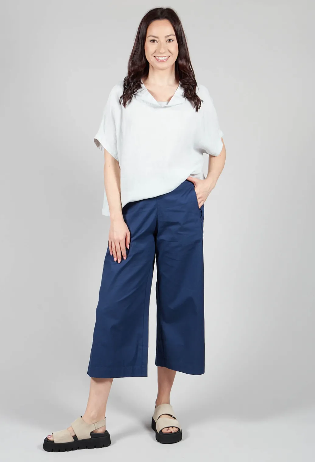 Skara Trousers in Midnight