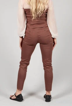 Skinny Trousers in Cioccolato