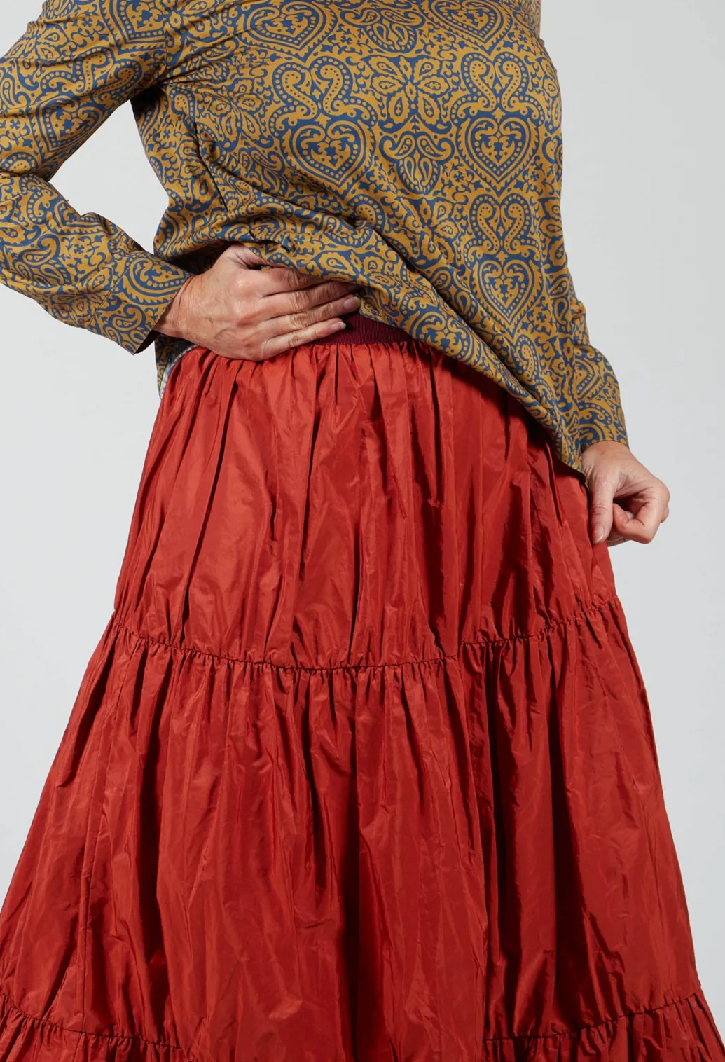 Skirt in Ruggine Rust