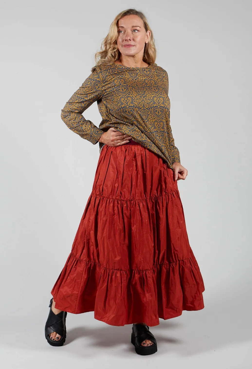 Skirt in Ruggine Rust
