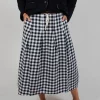 Skirt Jude in Navy Check