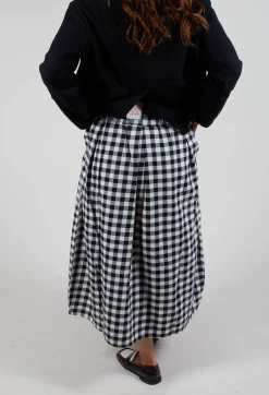 Skirt Jude in Navy Check