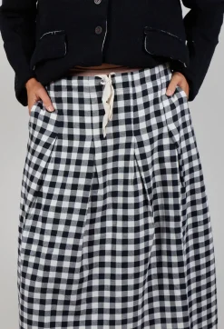 Skirt Jude in Navy Check