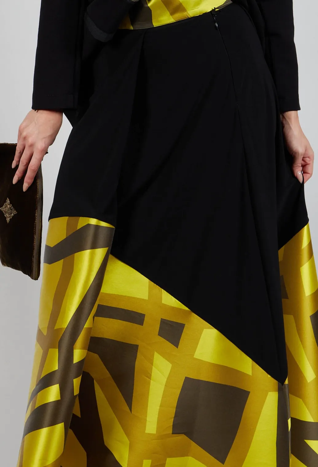 Skirt Klar In Colourful Yellow