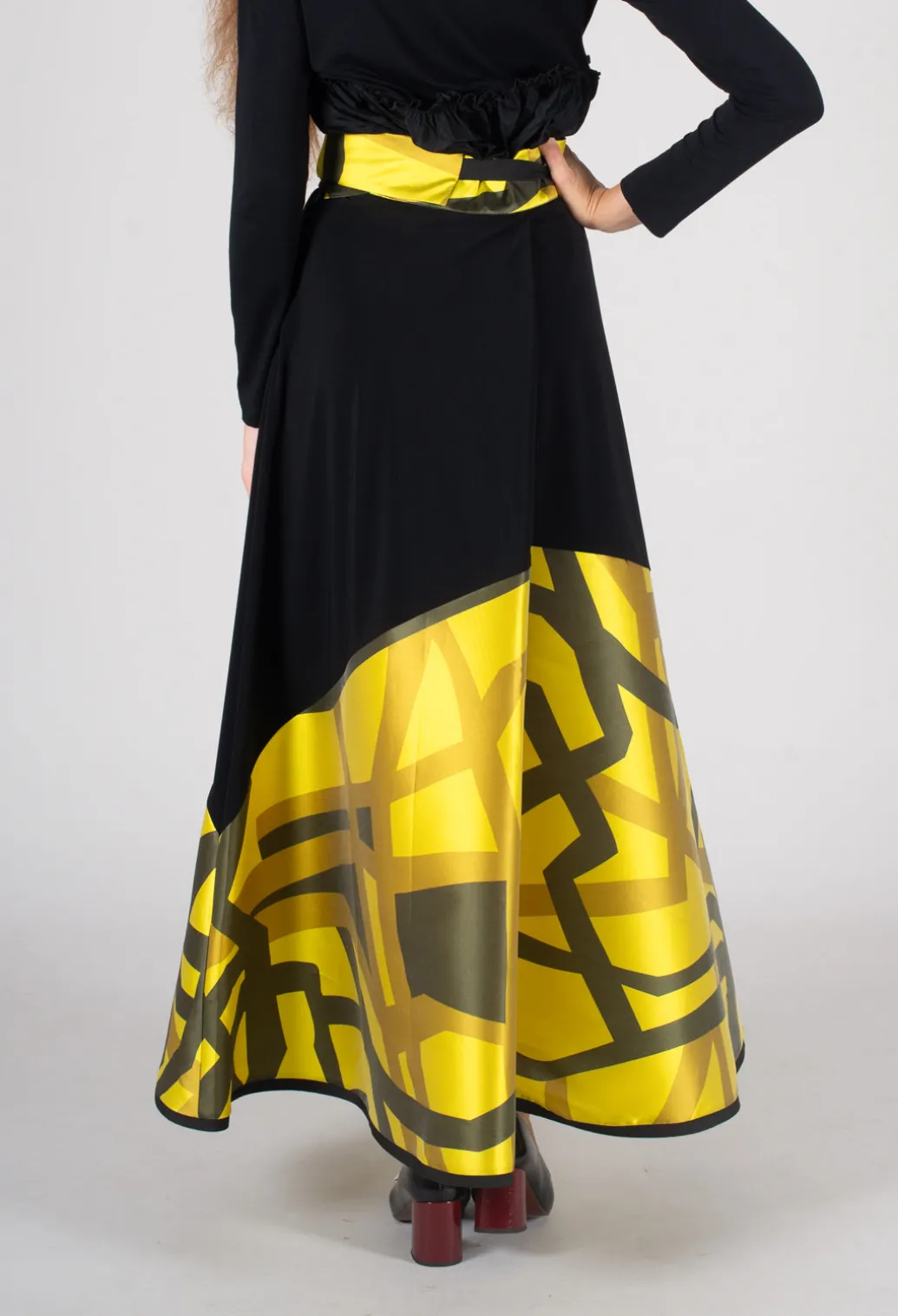 Skirt Klar In Colourful Yellow
