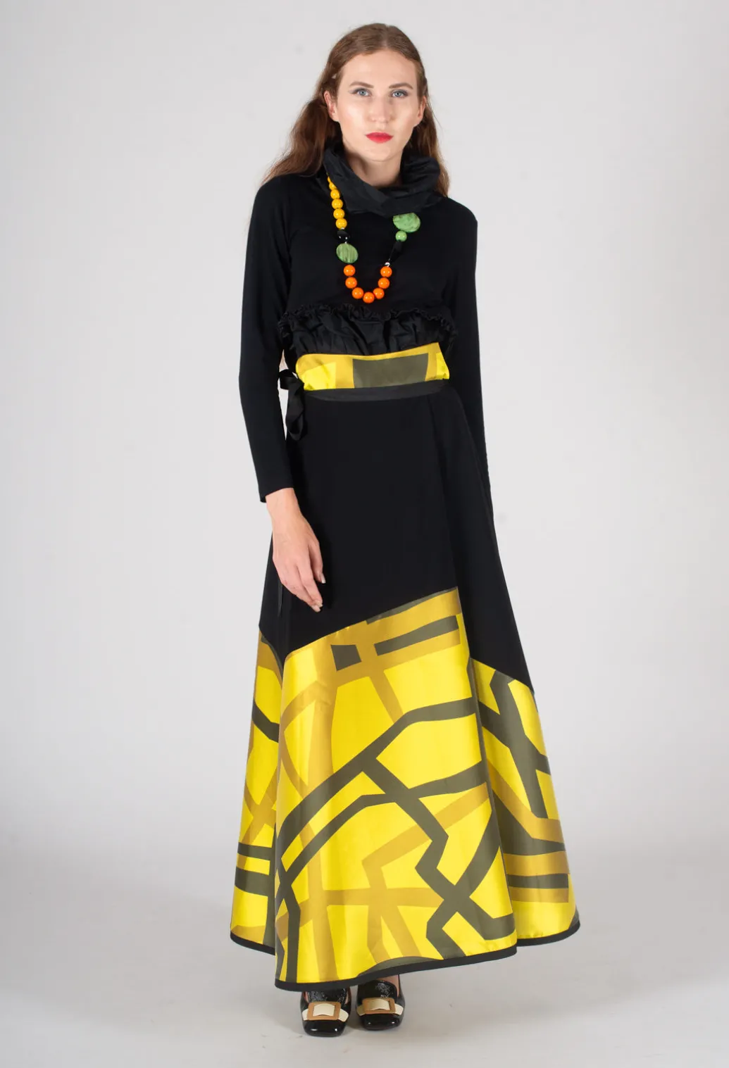 Skirt Klar In Colourful Yellow