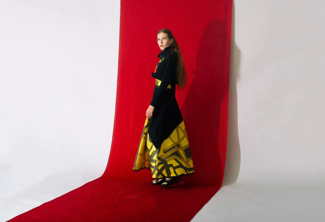 Skirt Klar In Colourful Yellow