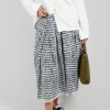 Skirt Print Jnes in Navy Sticks