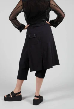 Skirt Trousers in Black