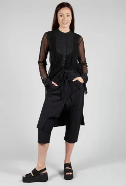 Skirt Trousers in Black