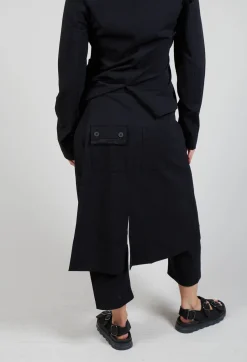 Skirt Trousers in Black