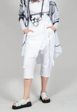 Skirt Trousers in White