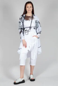 Skirt Trousers in White