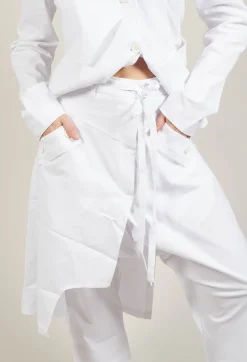 Skirt Trousers in White