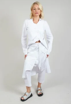 Skirt Trousers in White