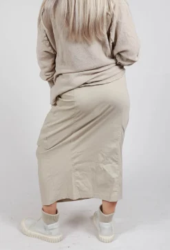 Skirt with Statement Pockets in Eraser