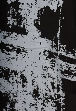 3/4 Sleeve T-Shirt in Black