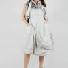 Sleeveless Balloon Dress in Moon