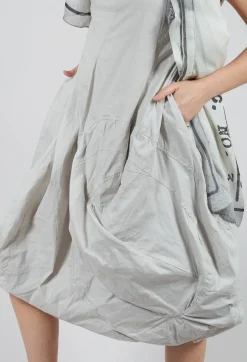 Sleeveless Balloon Dress in Moon