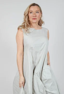 Sleeveless Balloon Dress in Moon