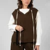 Sleeveless Basics Vest in Khaki