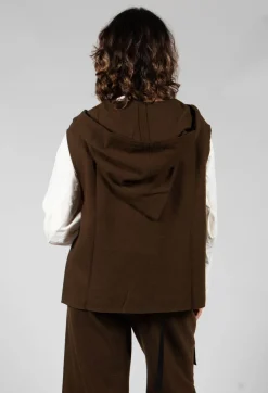Sleeveless Basics Vest in Khaki