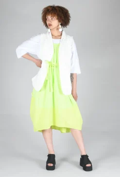 Sleeveless Blazer CC in Milk