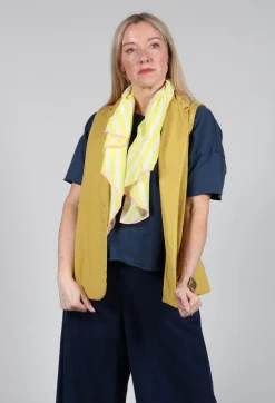 Sleeveless Blazer CC in Sun Yellow