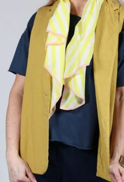 Sleeveless Blazer CC in Sun Yellow