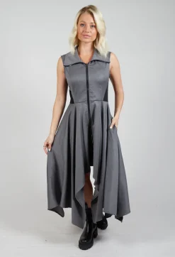 Sleeveless Dress in Grey