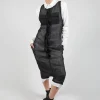 Sleeveless Jumpsuit in Black / White